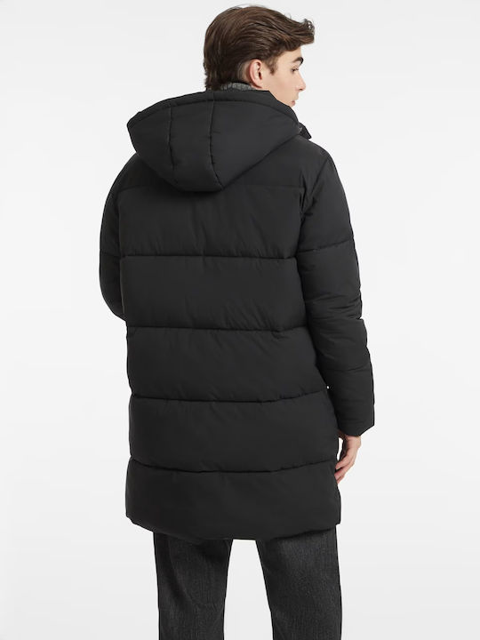 Geacă De Iarnă Puffer Neagră