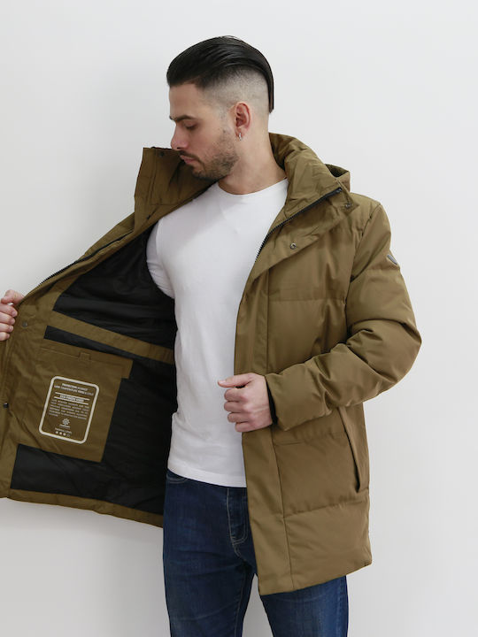 Winter Jacket Puffer Tabac Brown