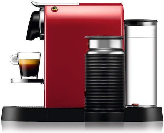 Krups Citiz & Milk Espressor pentru capsule Nespresso Presiune 19bar cu Spumant de lapte Roșie