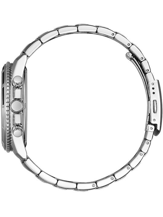 Citizen Men's Watch 44mm Chronograph Battery with Silver Metal Bracelet