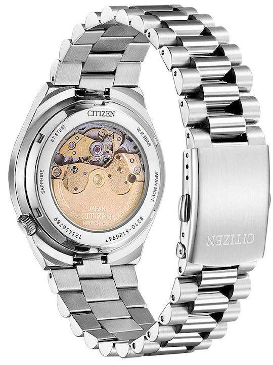 Citizen Tsuyosa Men's Watch 40mm Automatic with Silver Metal Bracelet