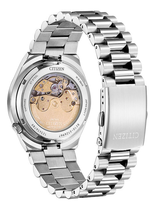 Citizen Tsuyosa Men's Watch 40mm Automatic with Silver Metal Bracelet