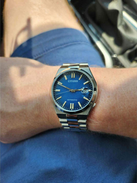 Citizen Tsuyosa Men's Watch 40mm Automatic with Silver Metal Bracelet