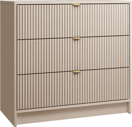 Tireno 3sz Wooden Chest of Drawers Mpez 80x40x75cm