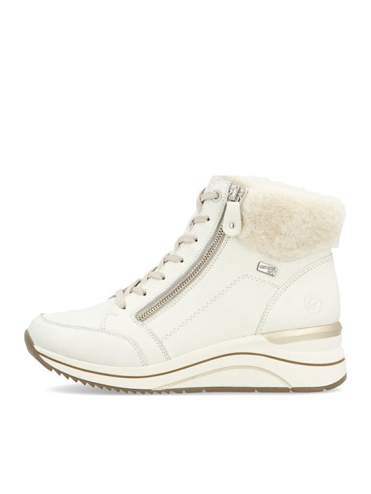 Women's Ankle Boots Platform White