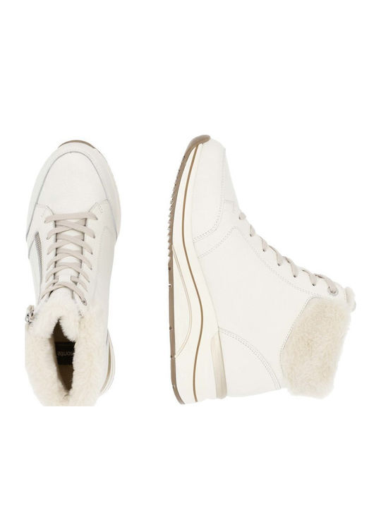 Women's Ankle Boots Platform White