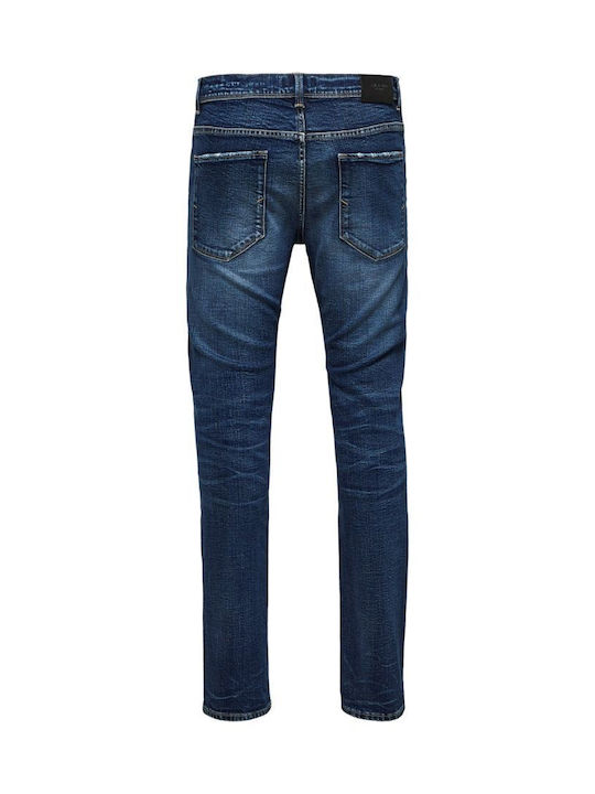 Ανδρικό Παντελόνι Τζιν με Slim Εφαρμογή D.blue