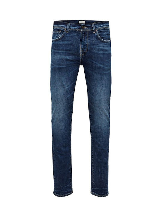 Ανδρικό Παντελόνι Τζιν με Slim Εφαρμογή D.blue
