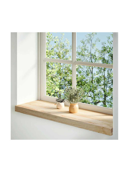 vidaXL Window Sill Wooden W70xH30cm