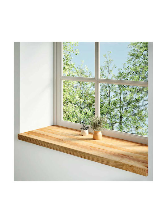 vidaXL Window Sill Wooden W110xH40cm