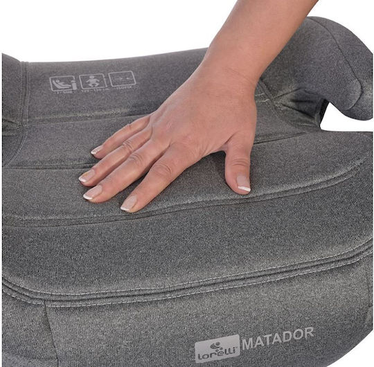 Lorelli Matador Baby Car Seat Booster i-Size with Isofix Black Jasper