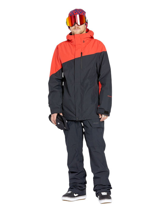 Volcom Insulated G0452505-CMS Ανδρικό Μπουφάν για Σκι & Snowboard Μαύρο