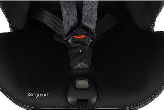 Cangaroo Castor Детско Столче за Кола i-Размер с Isofix Черен 0-36 кг