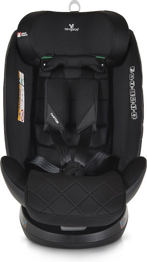 Cangaroo Castor Детско Столче за Кола i-Размер с Isofix Черен 0-36 кг