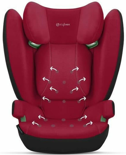 Cybex Solution B I-Fix Καθισματάκι Αυτοκινήτου High-back Booster i-Size με Isofix Dynamic Red 15-50 kg