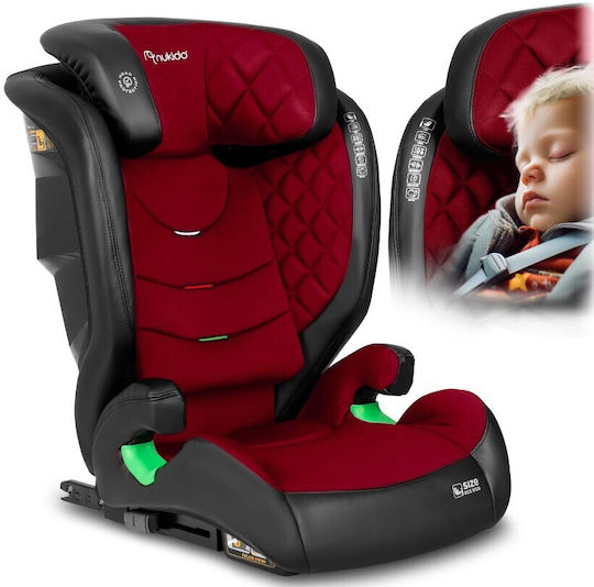 Nukido Louis Baby Car Seat i-Size with Isofix Black-Red 15-36 kg