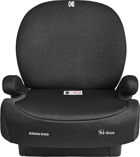 Kikka Boo i-Boost Καθισματάκι Αυτοκινήτου High-back Booster i-Size με Isofix Black