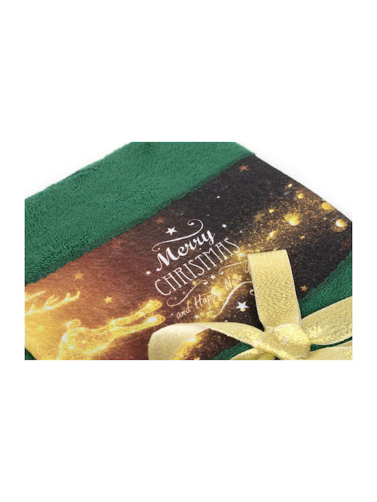 Dimcol Set Ornamente de Crăciun Șervețele Verde L90xW90cm. 2buc