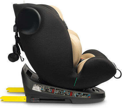 Caretero Commo Baby Car Seat i-Size with Isofix Beige