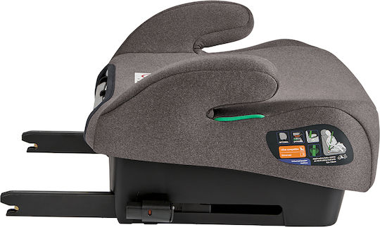 Kikka Boo i-Boost Детско Столче за Кола High-back Booster i-Размер с Isofix Кафяв