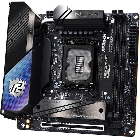 ASRock Phantom Gaming Z890I Nova WiFi Motherboard Mini ITX with Intel 1851 Socket