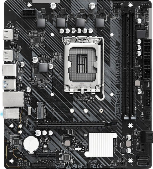 ASRock H610M-H2/M.2 Motherboard Micro ATX with Intel 1700 Socket