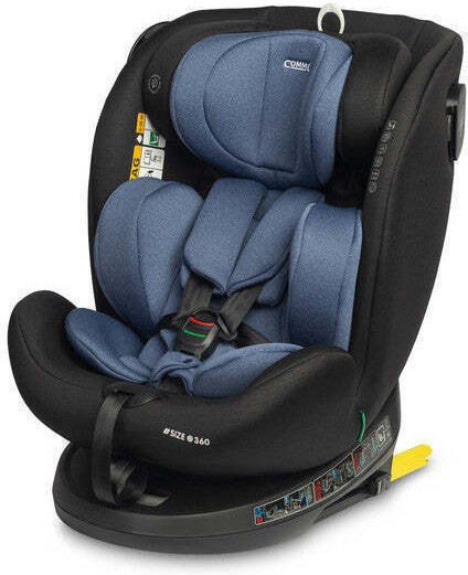 Caretero Commo Детско Столче за Кола i-Размер с Isofix Blue