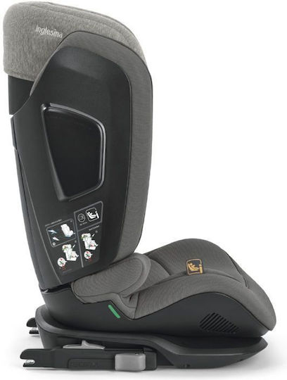 Inglesina Cartesio Baby Car Seat i-Size with Isofix Vulcan Black 15-36 kg
