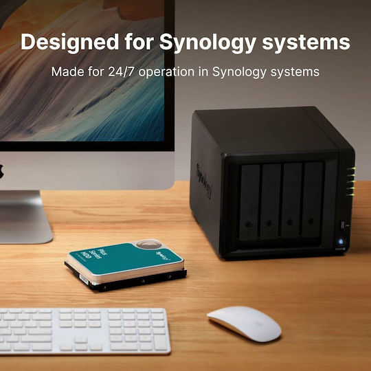 Synology HAT3300-2T 2TB HDD Hard Disk 3.5" SATA III 5400rpm pentru Desktop