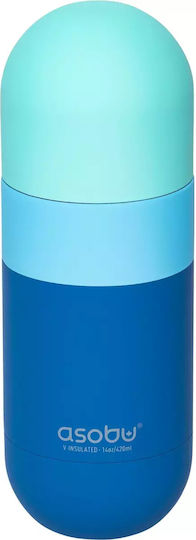 Asobu Μπουκάλι Θερμός Ανοξείδωτο 420ml PASTEL BLUE