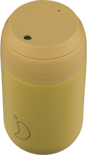 Chilly's Series 2 Glass Thermos Stainless Steel BPA Free 340ml chillys