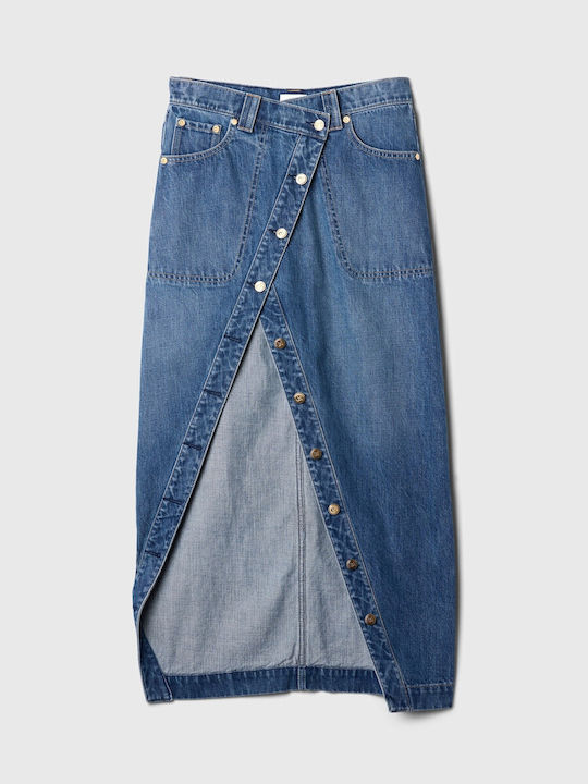 Τζιν Maxi Φούστα Medium Indigo