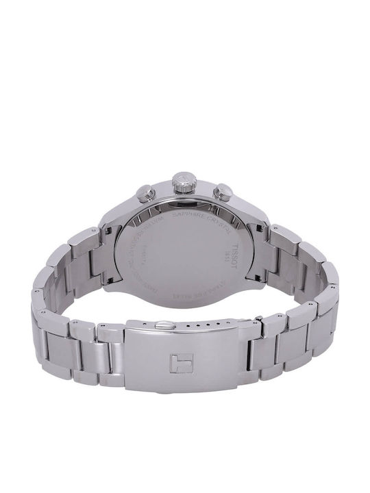 Tissot Chrono XL Classic Men's Watch 45mm Chronograph Battery with Silver Metal Bracelet