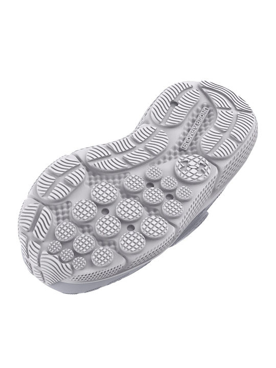 Ua Binf Assert 10 Ac Kids Sports Shoes Running with Hoop & Loop Closure Gray