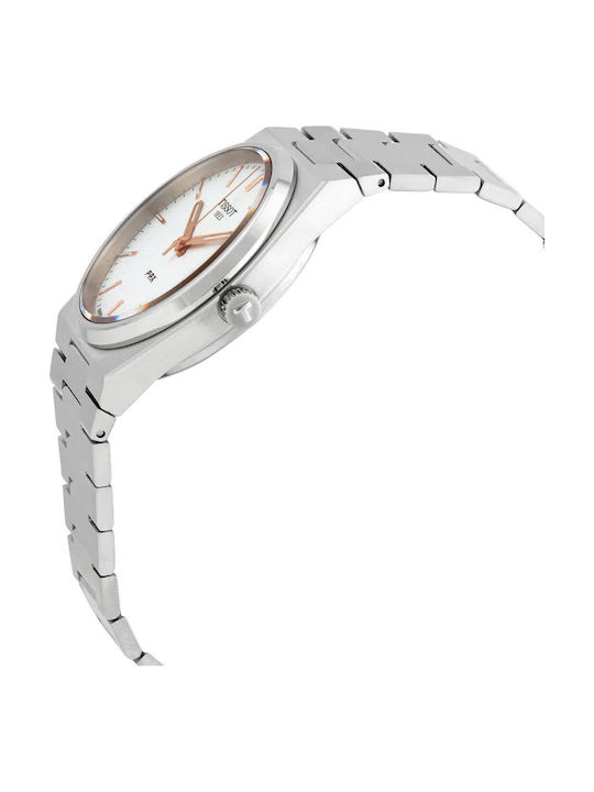 Tissot PRX Men's Watch 40mm Battery with Silver Metal Bracelet
