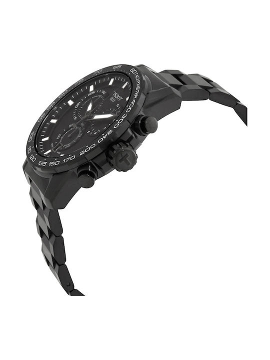 Tissot Supersport Men's Watch 45.5mm Battery with Black Metal Bracelet
