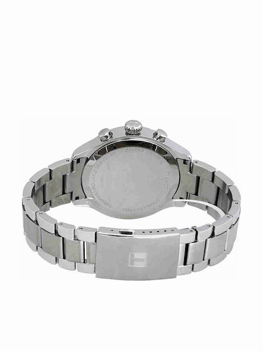 Tissot Chrono Xl Classic Herrenuhr 45mm Chronograph Batterie mit Silber Metall-Armband