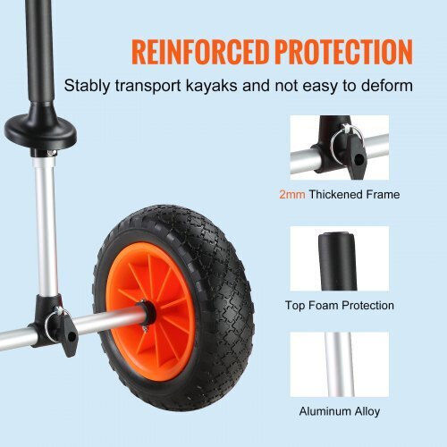 Vevor C280LBS10INCHASOUV0 Τρέιλερ Μεταφοράς για Κανό & Kayak