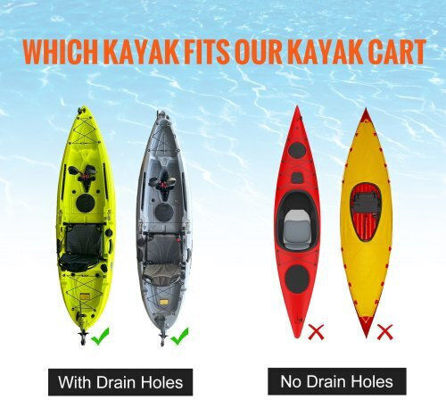 Vevor C280LBS10INCHASOUV0 Τρέιλερ Μεταφοράς για Κανό & Kayak