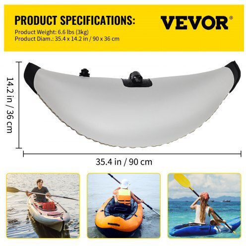 Vevor Kayak Stabilizers 2 Pcs Inflatable Floats PVC Arms Kayak Canoe Fishing Boat Stabilization System
