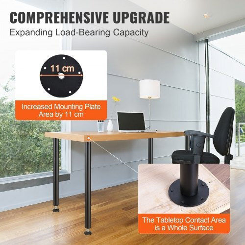 Ρυθμιζόμενα Πόδια Γραφείου Vevor 762mm Σετ 4 Βαρέως Τύπου Μαύρα Πόδια Diy Zgzt2yc30yc0zvhg9v0