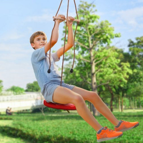 Σετ Zipline Vevor 65 Ft Παιδιά & Ενήλικες Έως 500 Lb Ζώνη Ασφαλείας Κάθισμα & Χειρολαβή Sshstj65ycnl00vv5v0