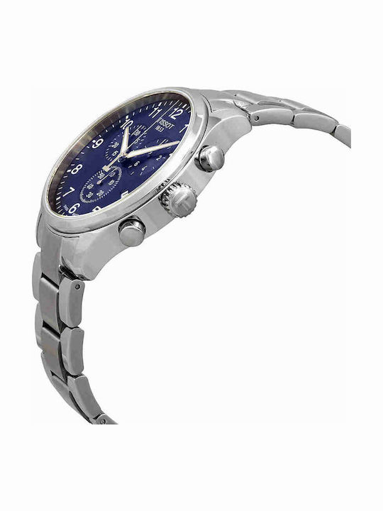 Tissot Chrono XL Classic Men's Watch 45mm Battery Chronograph with Silver Metal Bracelet