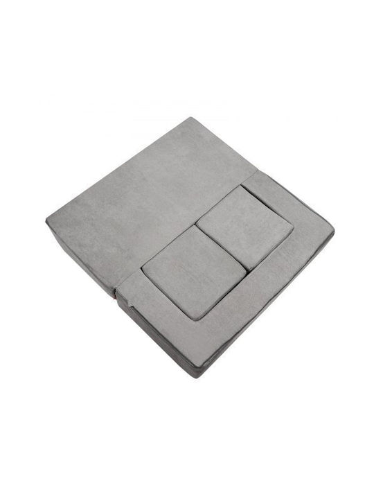 Kids Small Sofas Gray 4pcs