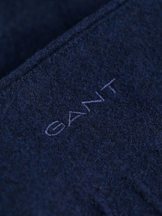 Gant Men's Woolen Gloves Blue Melton