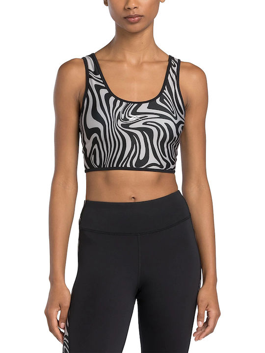 Modern Safari Frauen Sport-BH Black