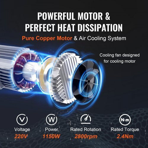 Vevor Palan electric pentru o Încărcătură cu Greutate de până la 600kg