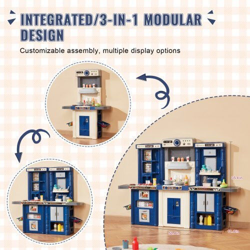 Vevor Children's Kitchen 74pcs