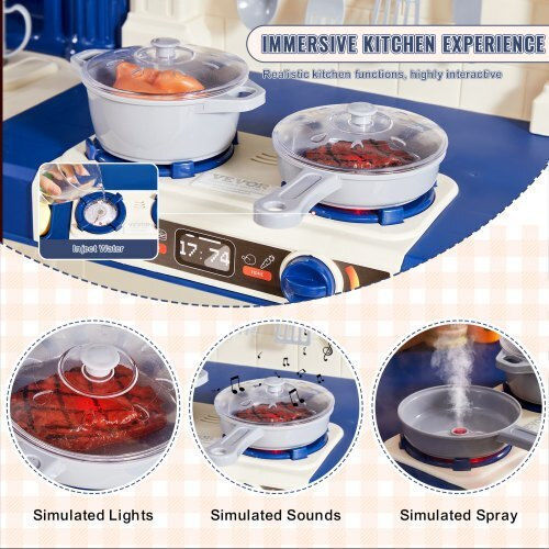 Vevor Children's Kitchen 74pcs