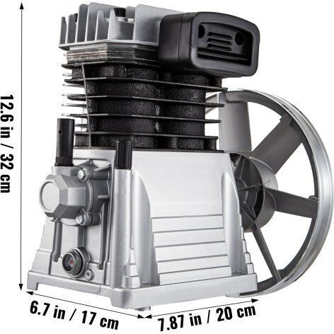 Vevor Κομπρεσέρ Αέρος 55dB με Ισχύ 2.2hp και Αεροφυλάκιο 476lt